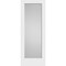 Trimlite 26" x 80" Primed 1-Panel Interior Shaker Slab Door with White Lami Glass 2268pri8401GL - alternate 1